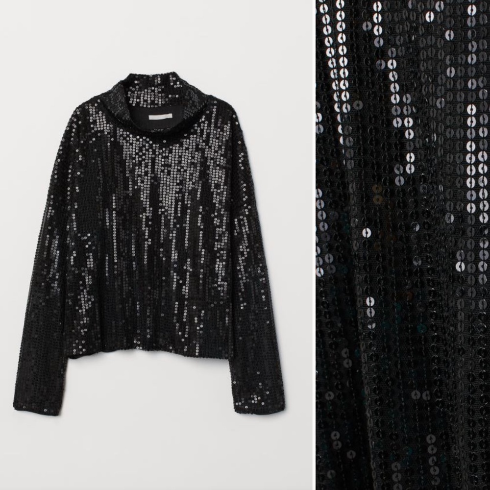 H&M Sequined Top